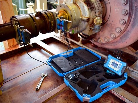 Laser alignment of shaft centrifugal pump. Check alignment and re-adjust. Laser alignment check rotating equipment and re-adjust. Laser Shaft Alignment
